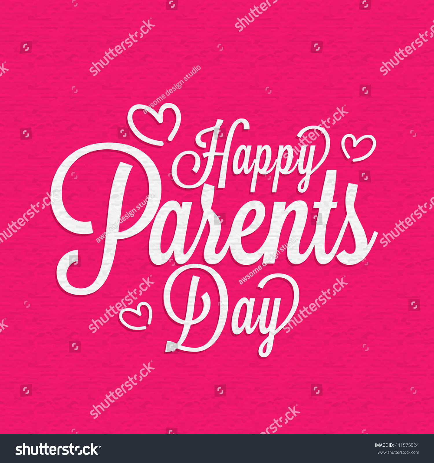 Beautiful Greeting Cardbanner Poster Parents Day Stock Vector (Royalty ...