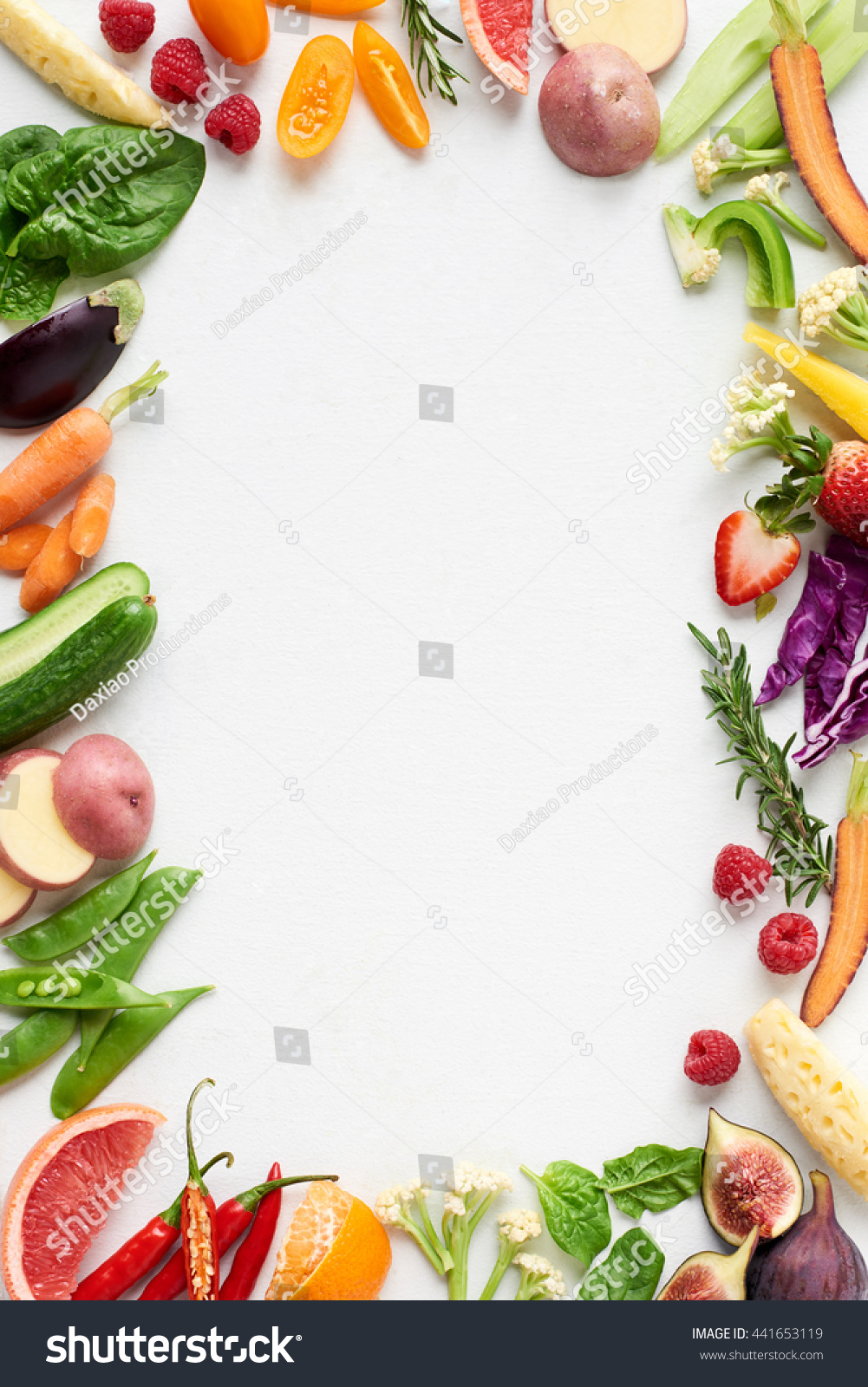 Food Background Border Frame Flat Lay Stock Photo 441653119 | Shutterstock