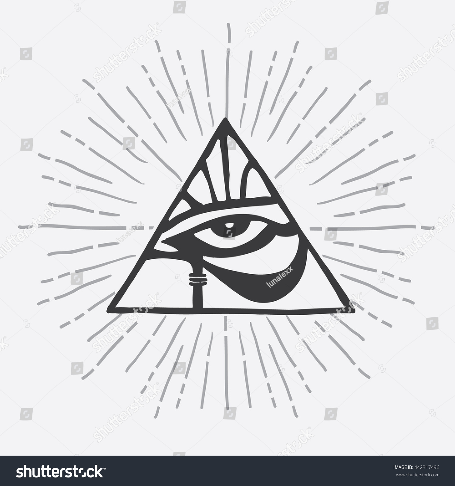 Всевидящее око знак Египет