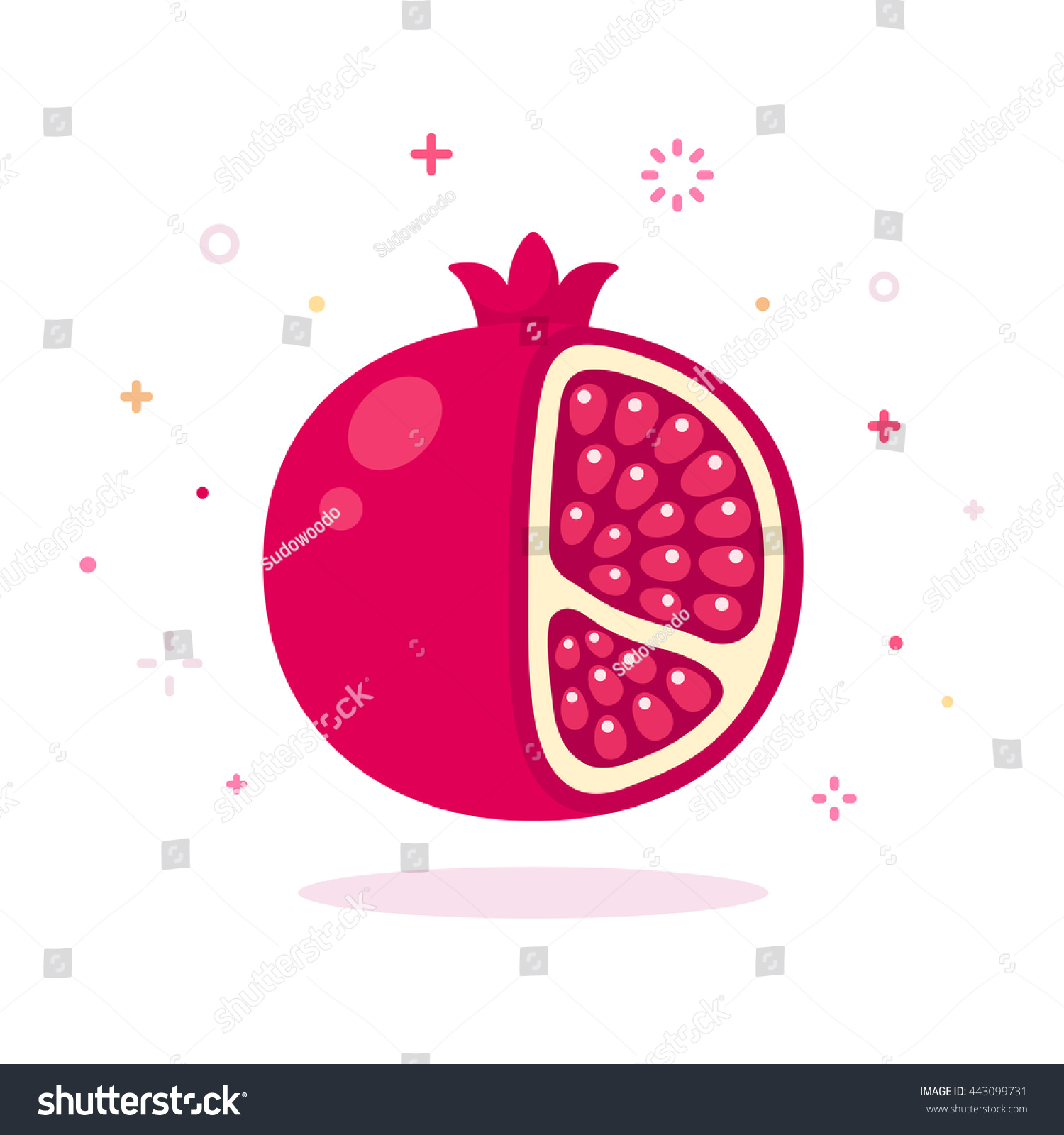 Граната фрукт лого