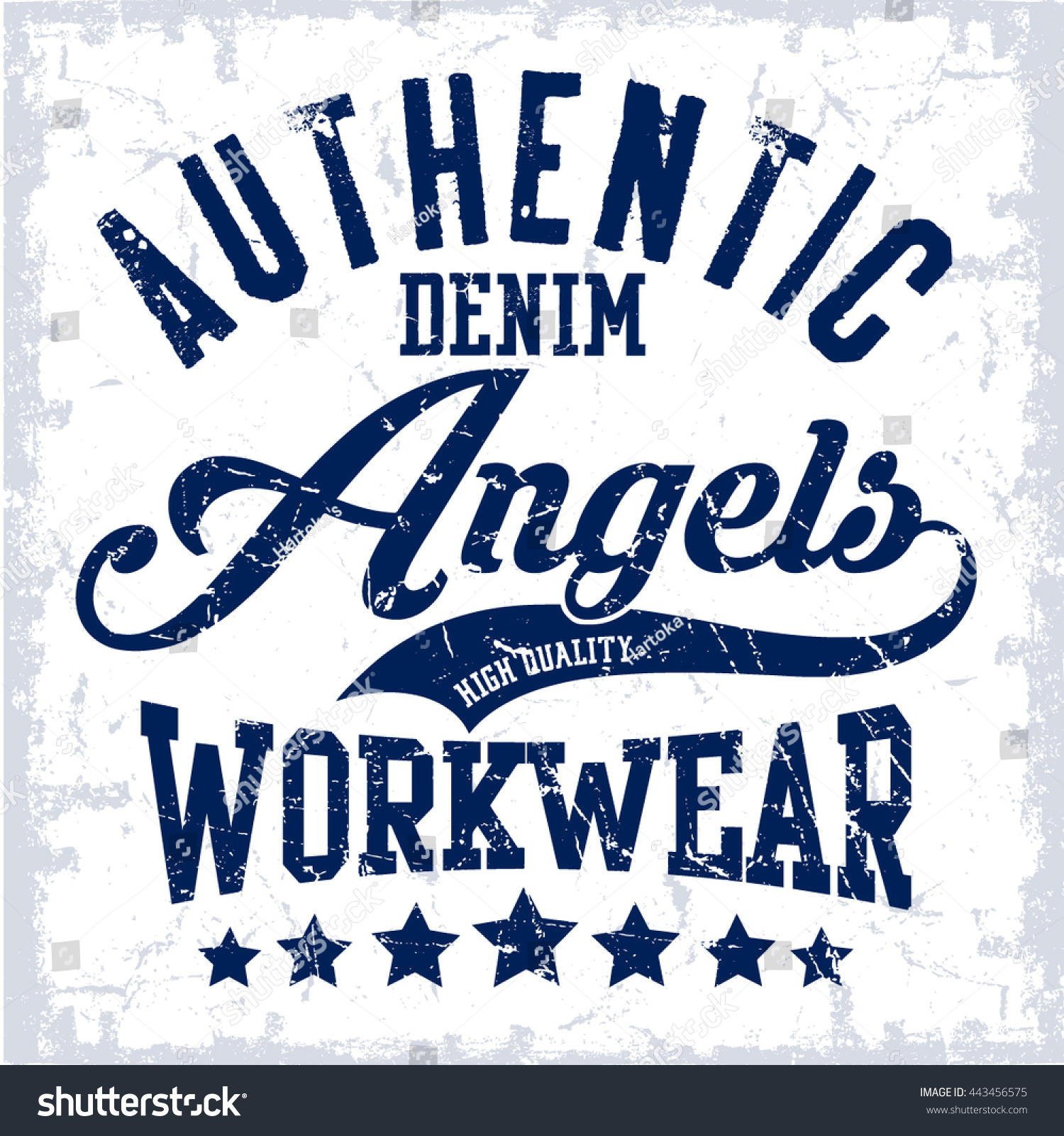 Premium Vector  Original tshirt print vintage clothes design with grunge  authentic denim apparel typography