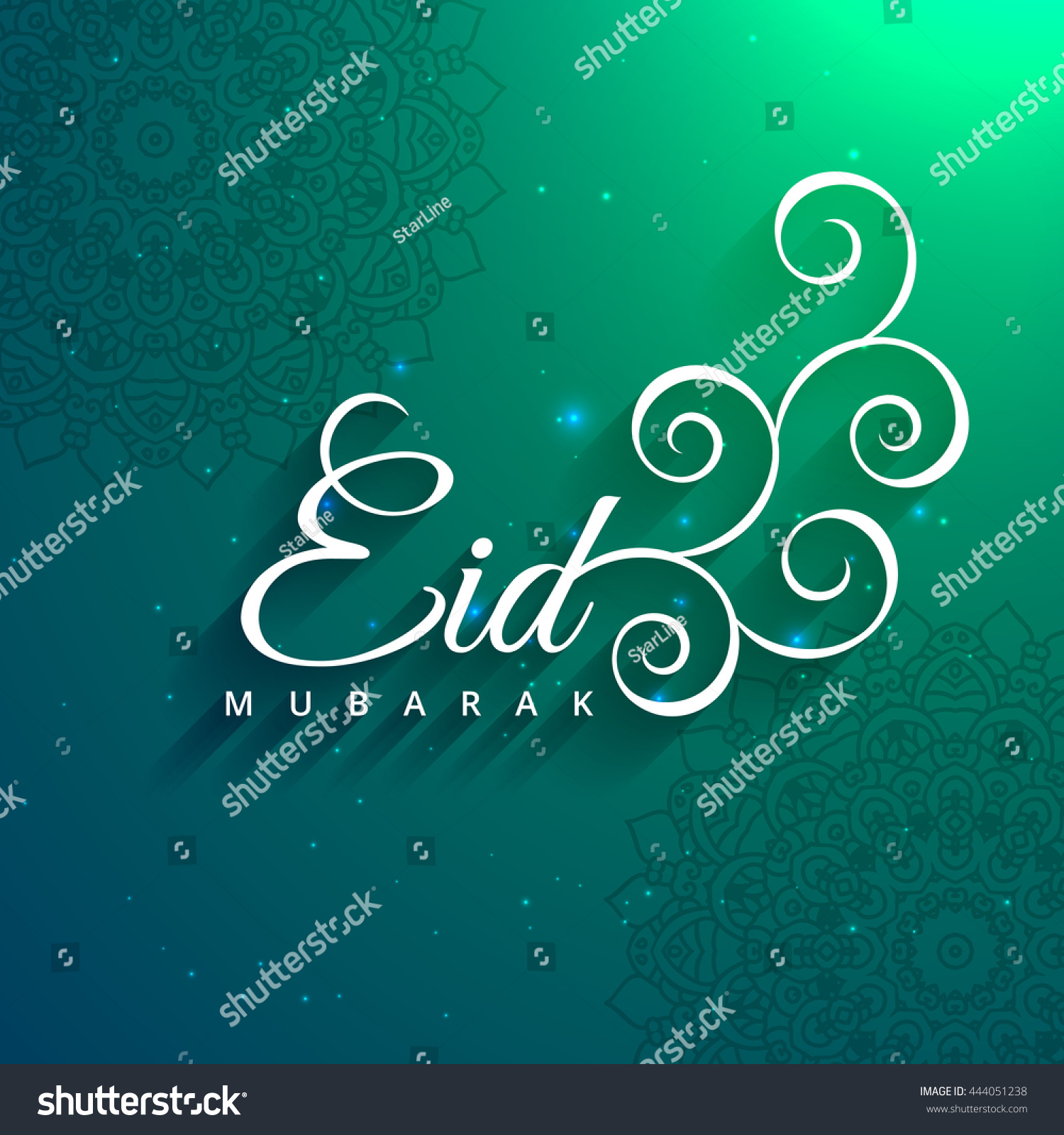 Muslims Eid Festival Celebration Card เวกเตอร์สต็อก (ปลอดค่าลิขสิทธิ์