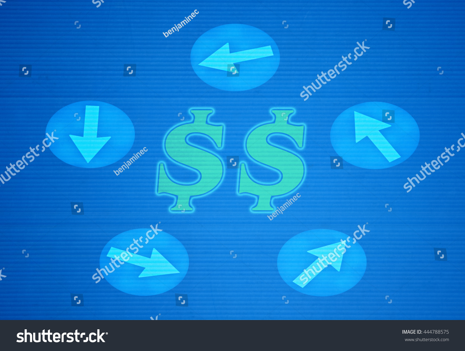 five-arrows-arranged-circle-dollar-symbol-stock-photo-444788575