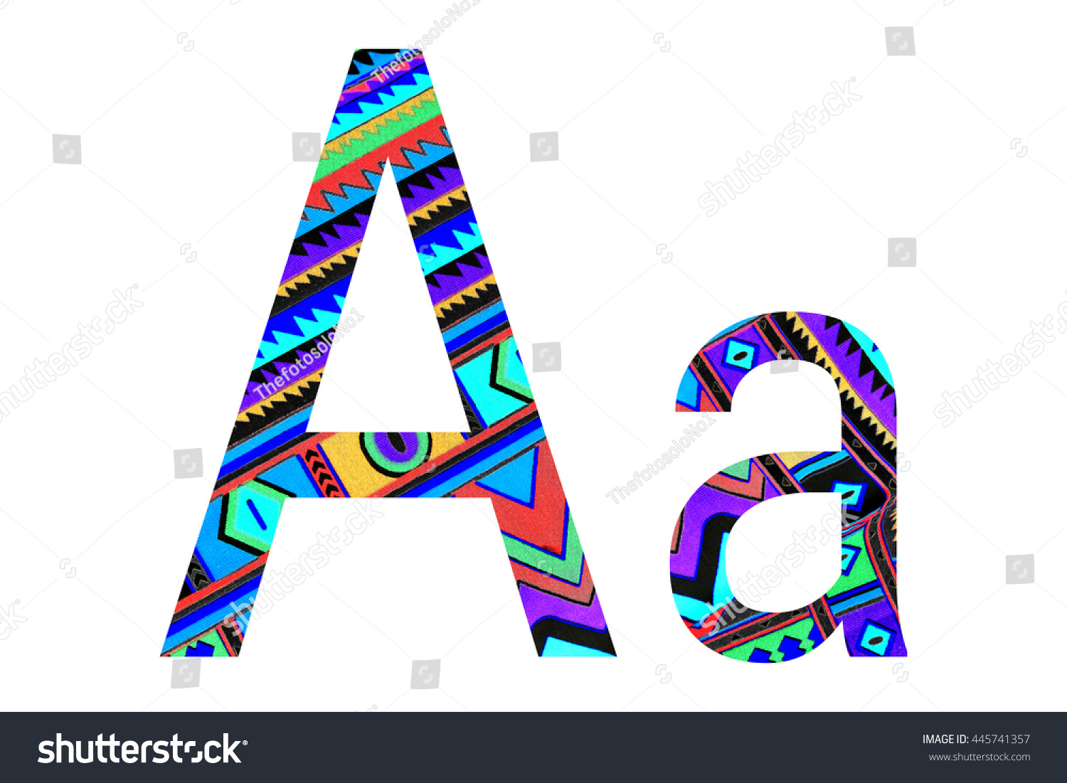 English Alphabet Batik Cloth Fabric Texture Stock Photo 445741357 ...