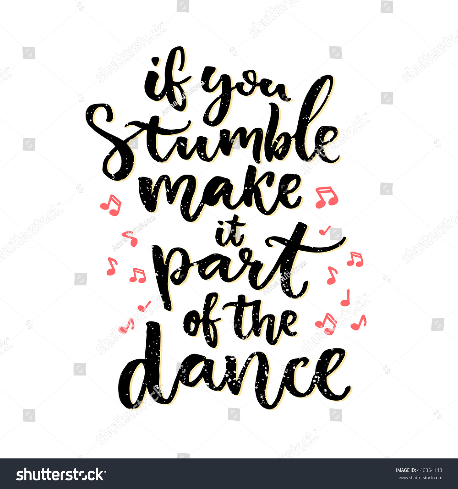 You Stumble Make Part Dance Positive Stock Vector (Royalty Free ...