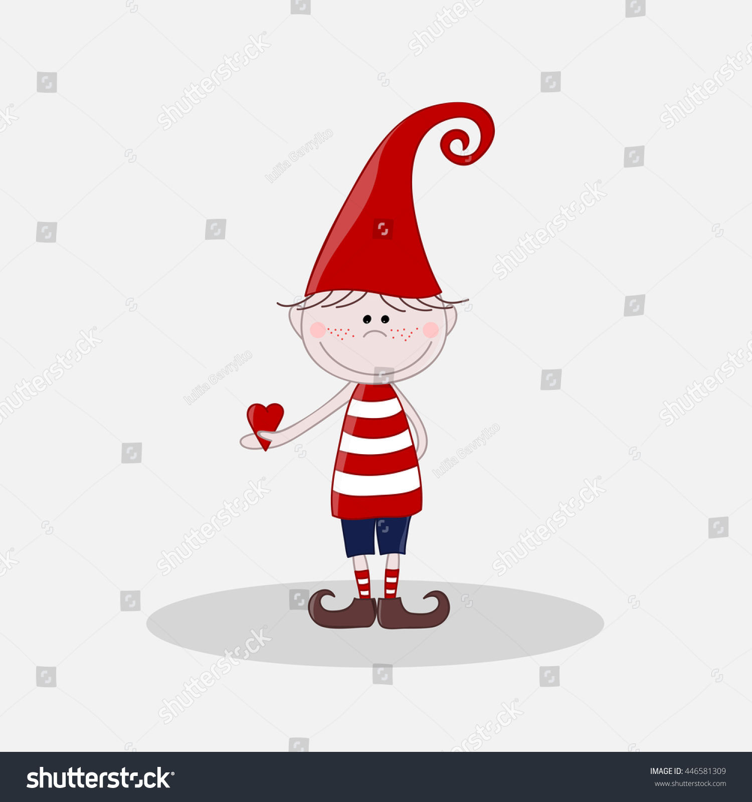 elf with red hat