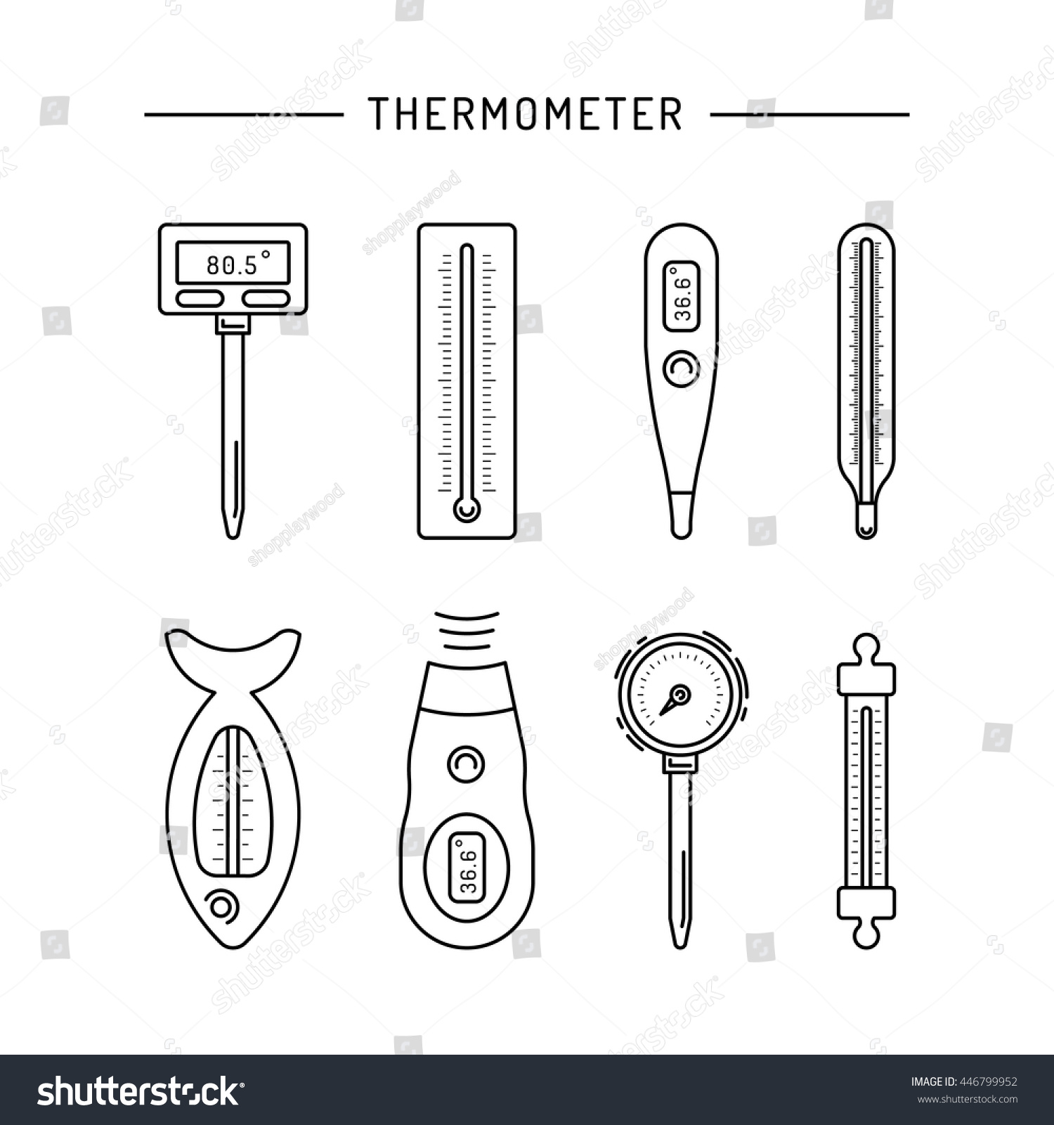 Дистанционная термометрия иконка