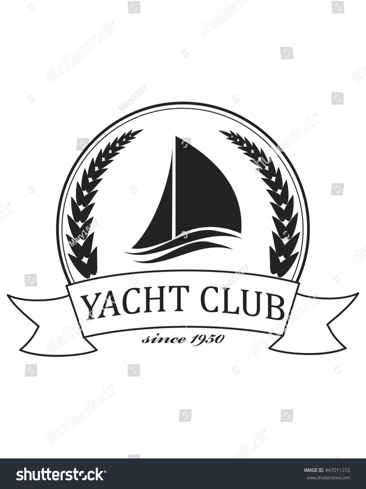 yacht club emblem