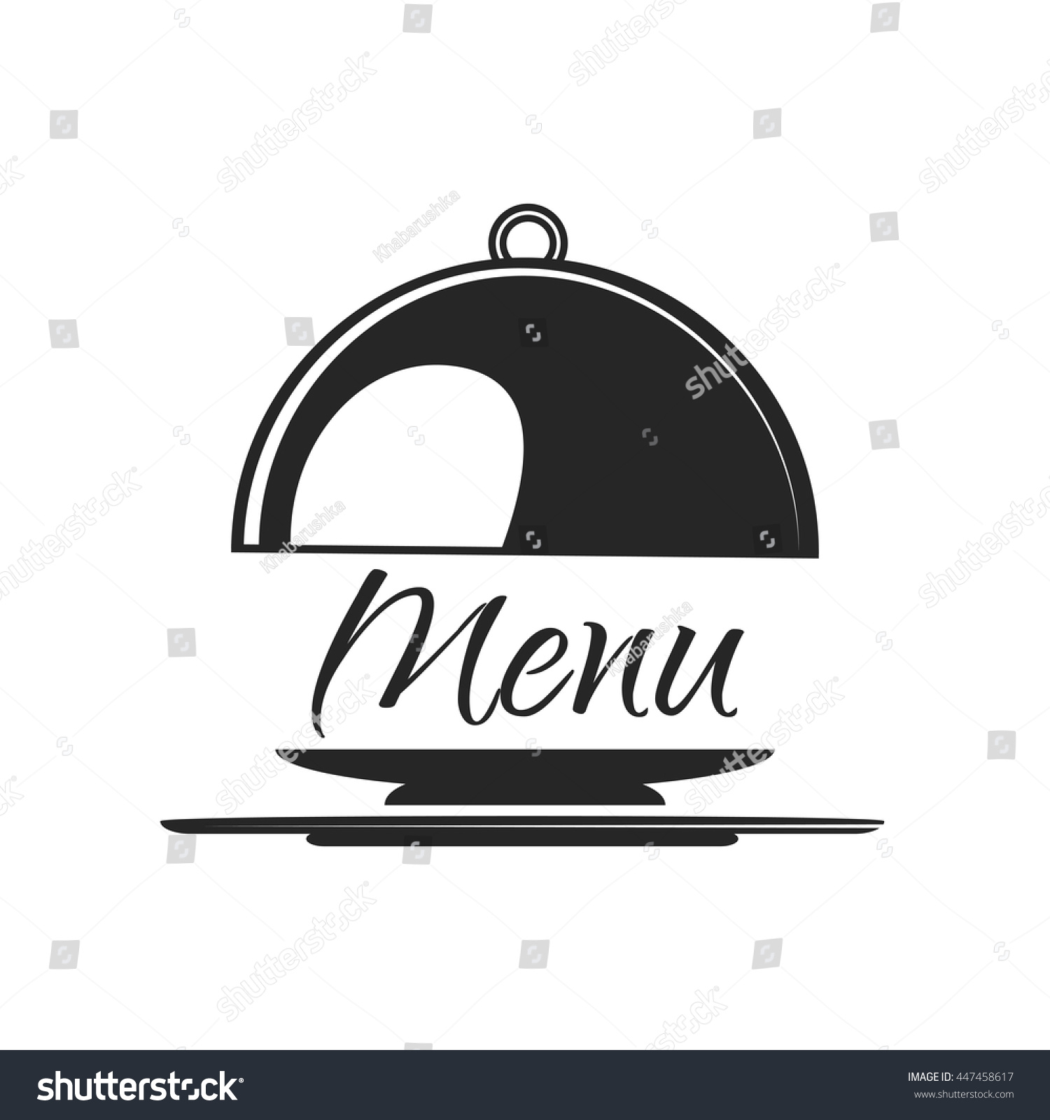 Vintage Restaurant Menu Bistro Logotype Vector Stock Vector Royalty Free 447458617 Shutterstock 