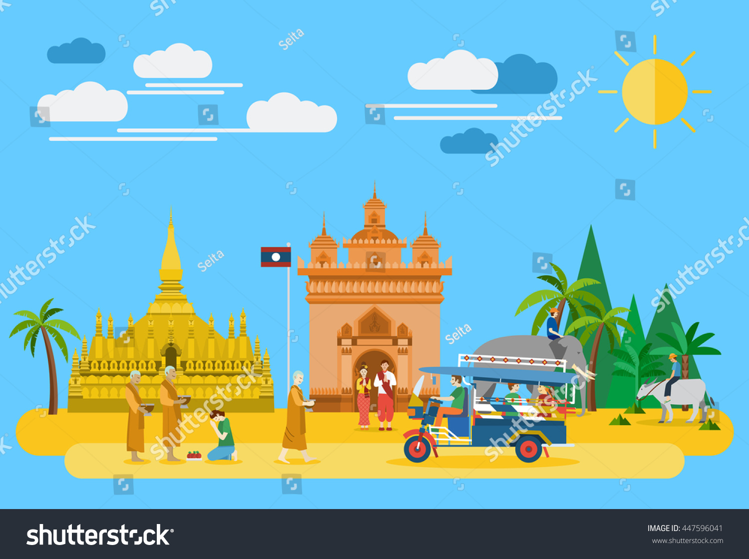 94 Lao Monk Stock Vectors, Images & Vector Art | Shutterstock