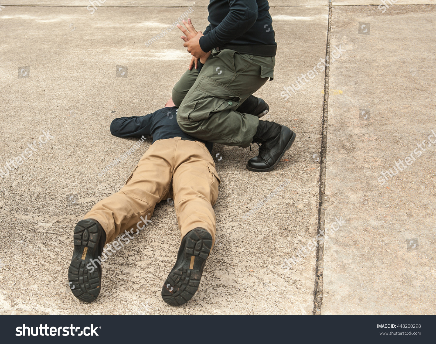 Police Tactical Training Police Annual Review Stock Photo 448200298 ...