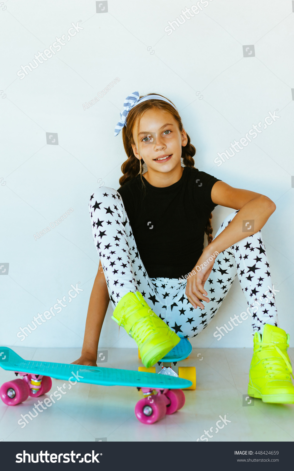 Pre Teen Girl Wearing Cool Fashion Stock Photo 448424659 | Shutterstock