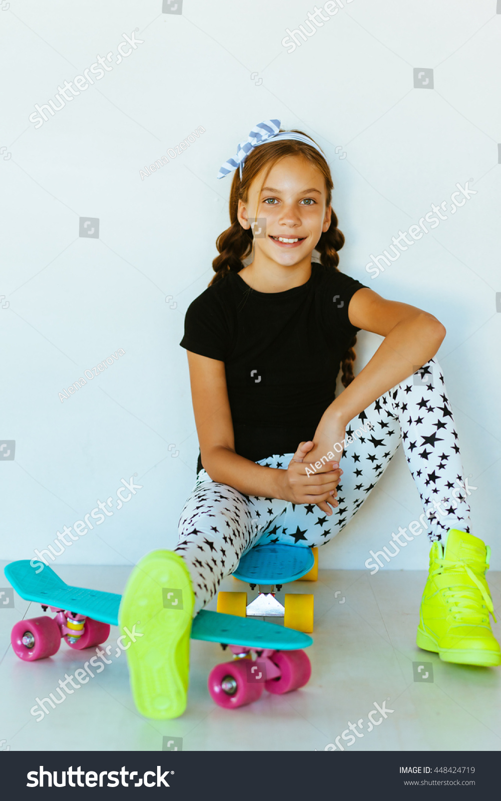 Pre Teen Girl Wearing Cool Fashion Stock Photo 448424719 | Shutterstock