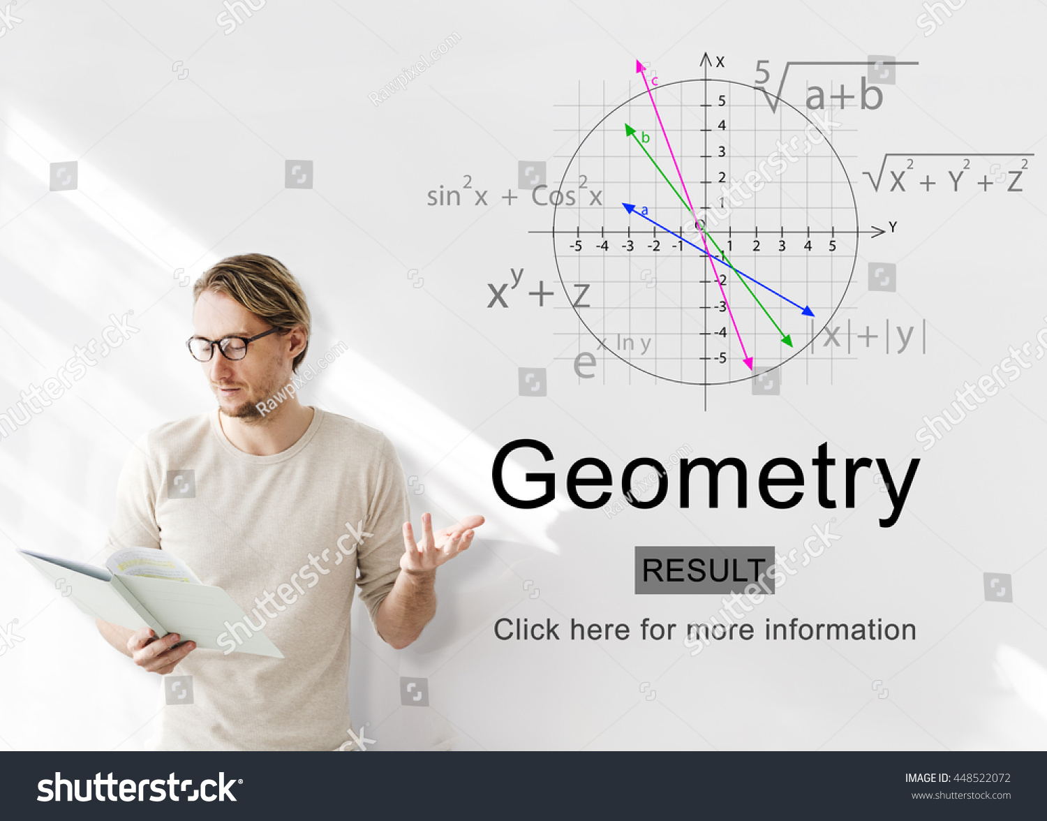 Equation Formula Geometry Calculation Concept Stock-foto (rediger nu) 44852...