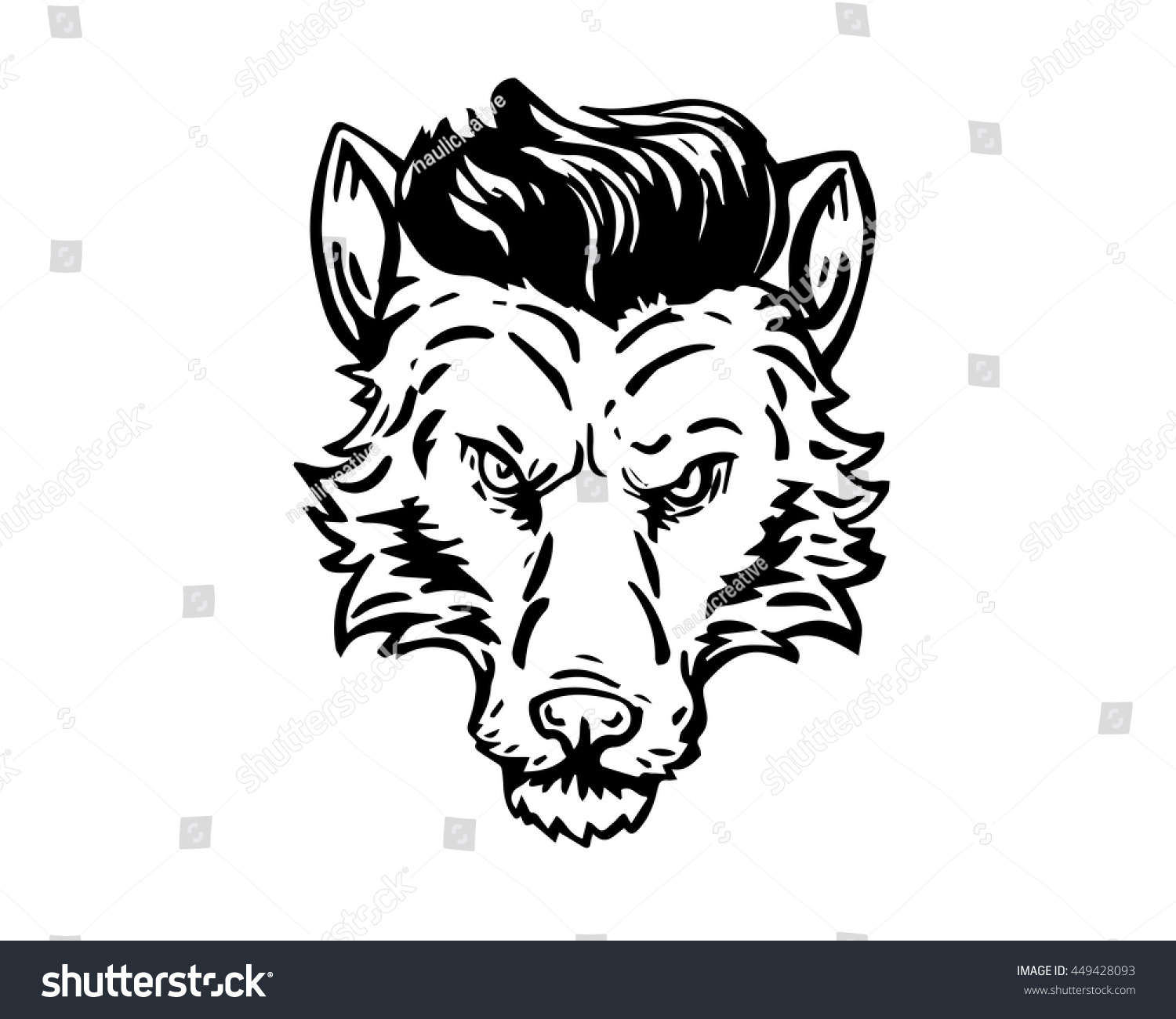 Vintage Black White Hair Pomade Barber Stock Vector (Royalty ...
