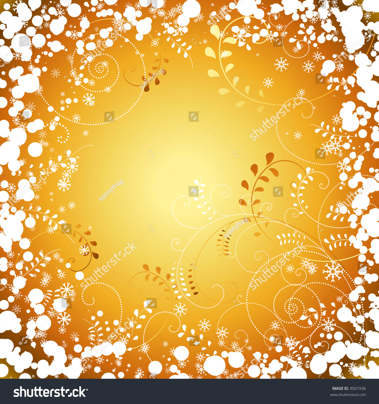 Gold Christmas Backgroundvector Illustration Stock Vector (Royalty Free ...