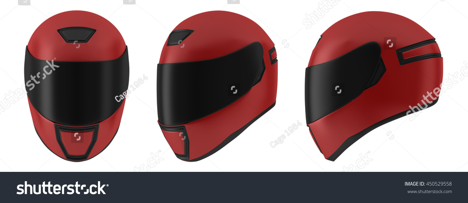 dark red motorcycle helmet