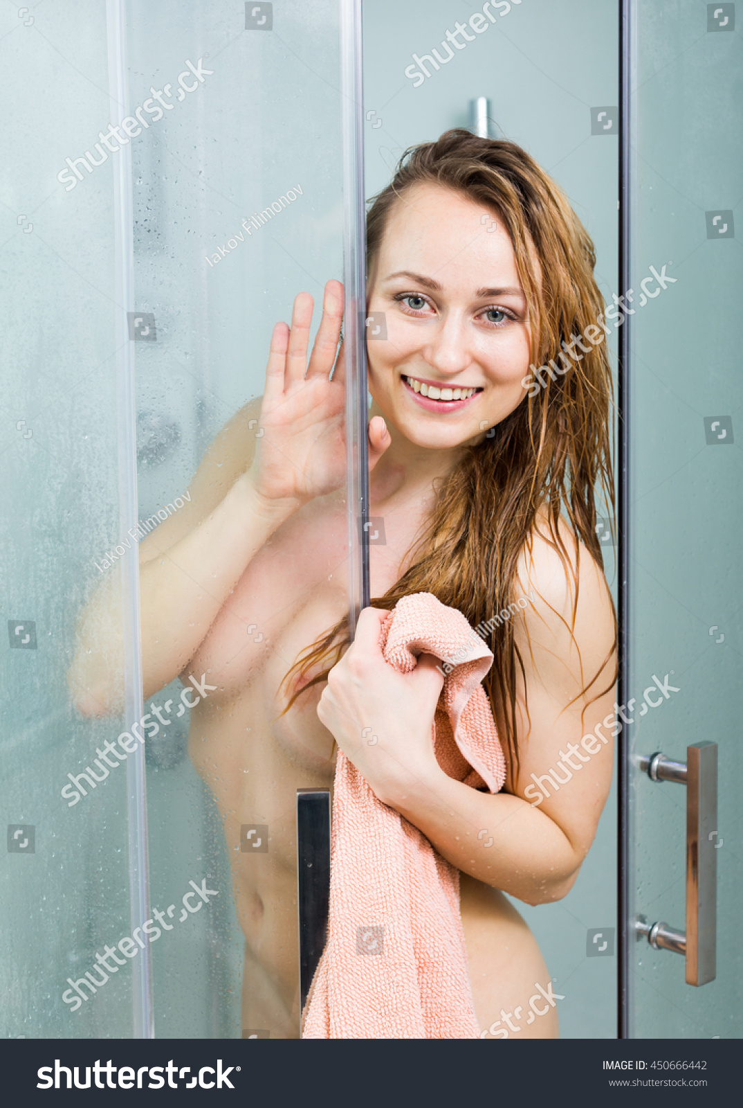 Hot Naked Women In The Shower