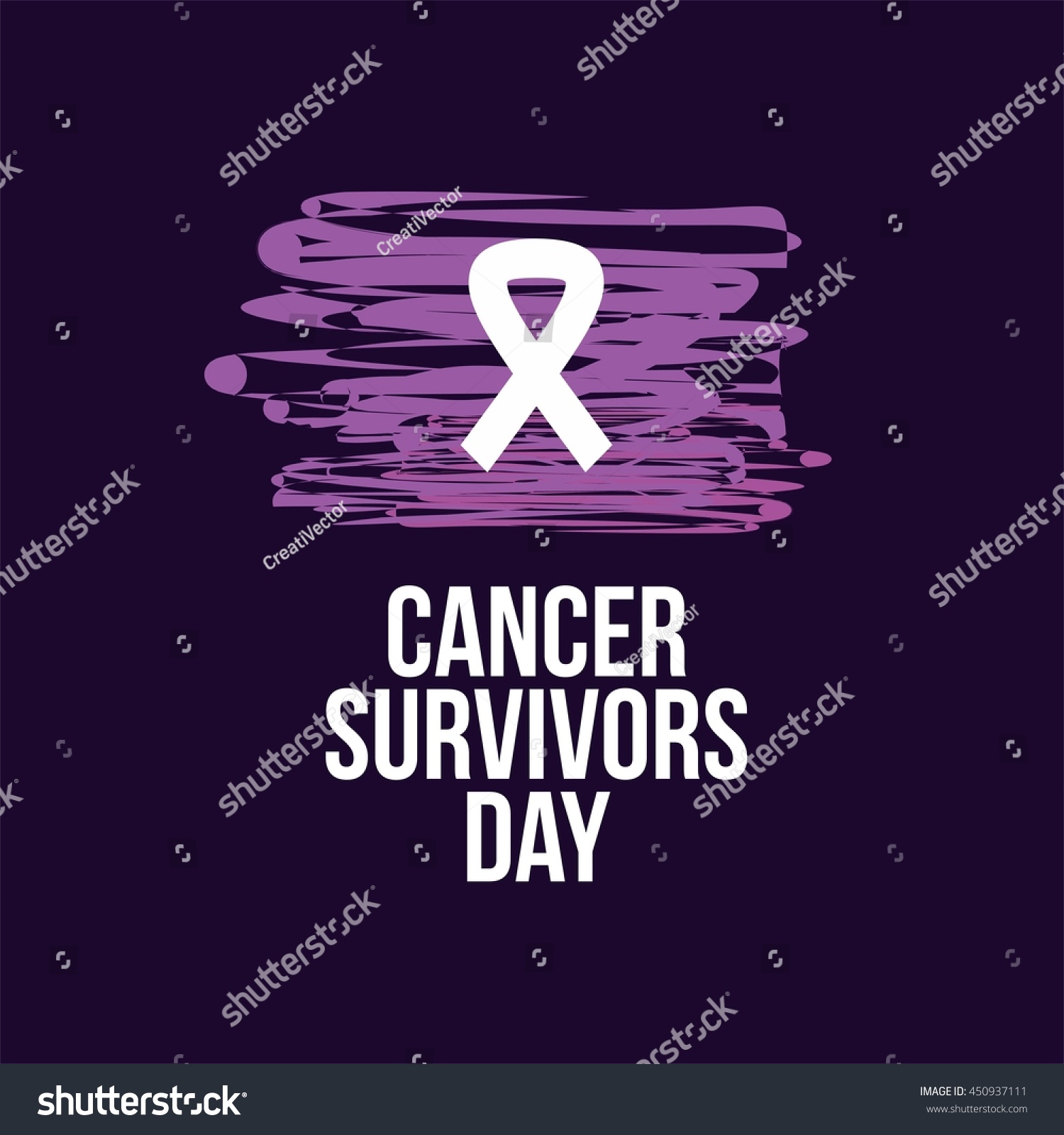 Cancer Survivor Day Campaign Awareness Vector Stock Vector (Royalty ...