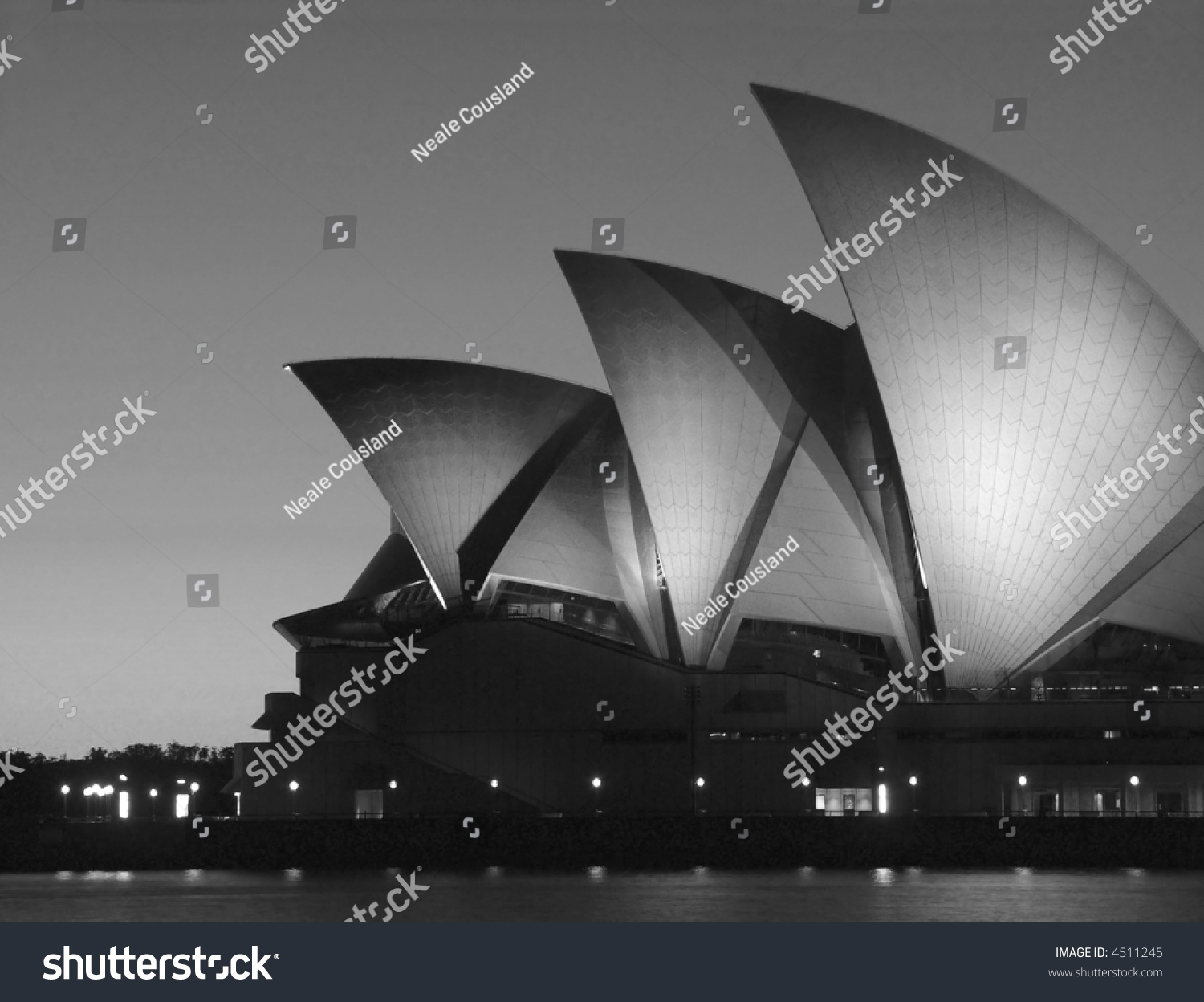 Sydney Opera House Black White Stock Photo 4511245 | Shutterstock