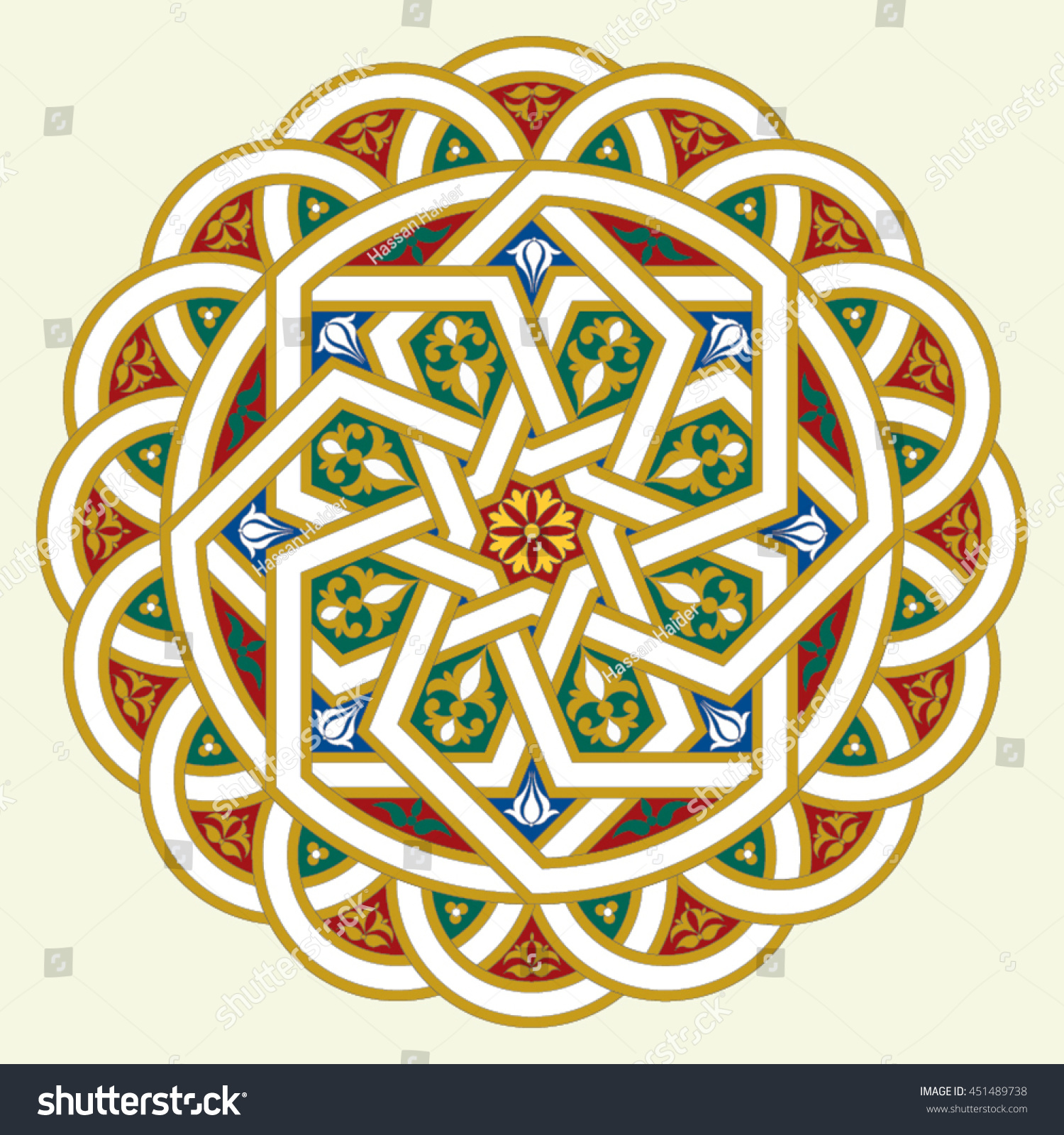 Islamic Art Stock Vector (Royalty Free) 451489738 | Shutterstock