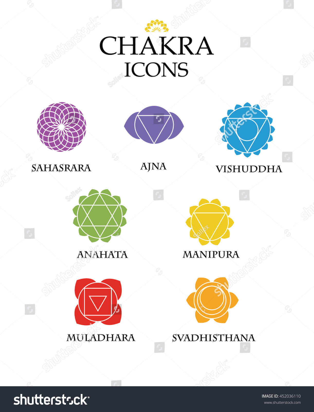 High Quality Chakra Isolated Vector Objects Stock Vector (Royalty Free ...