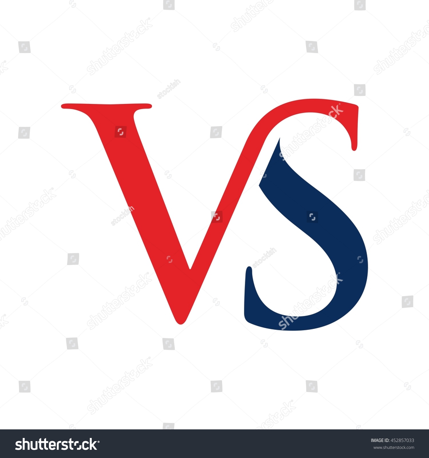 Letter V S Logo Vector Stock Vector (Royalty Free) 452857033 | Shutterstock