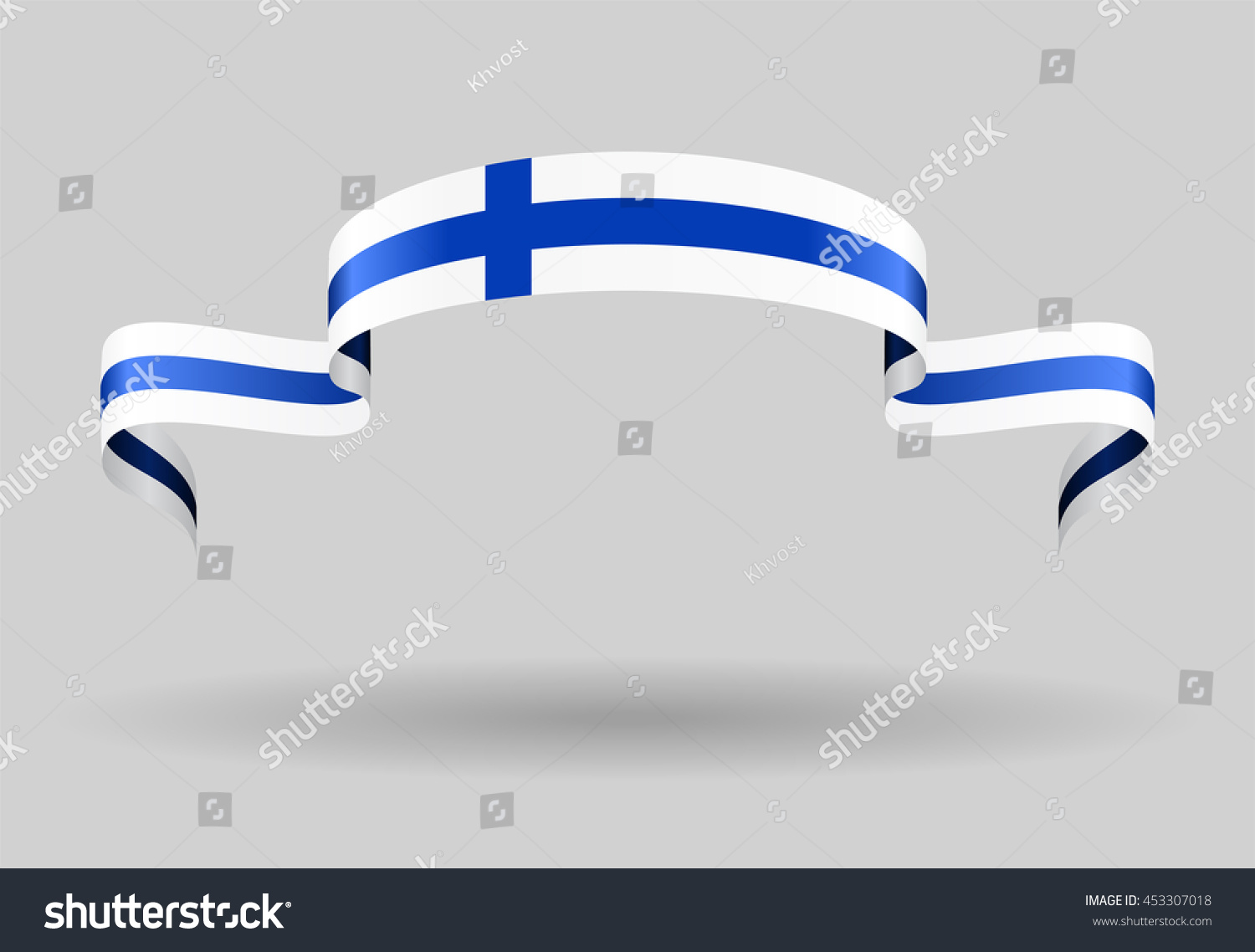 Флаг Финляндии лента