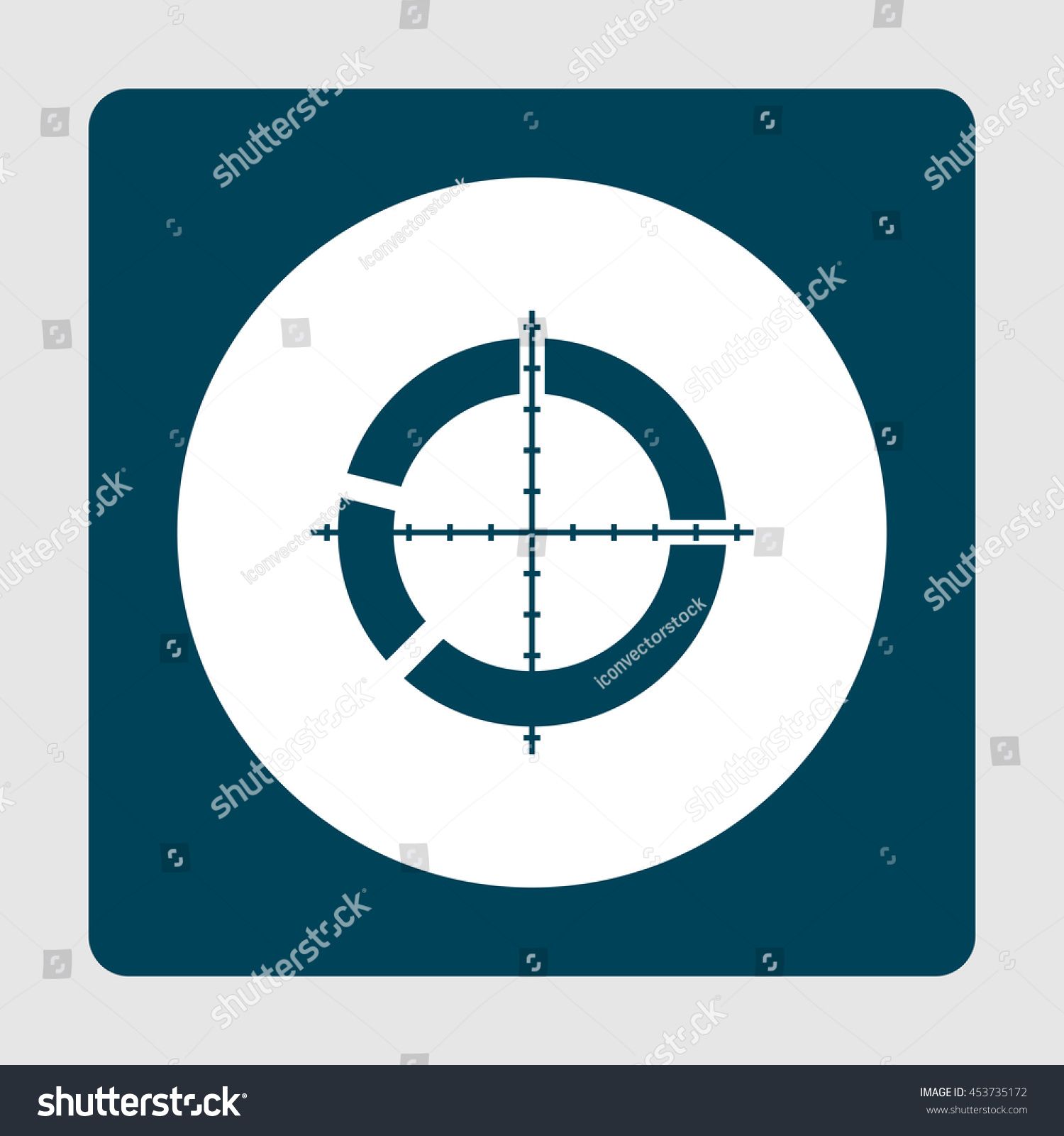 Vector Illustration Statistics Segmented Pie Chart Stock Vector Royalty Free 453735172 7816