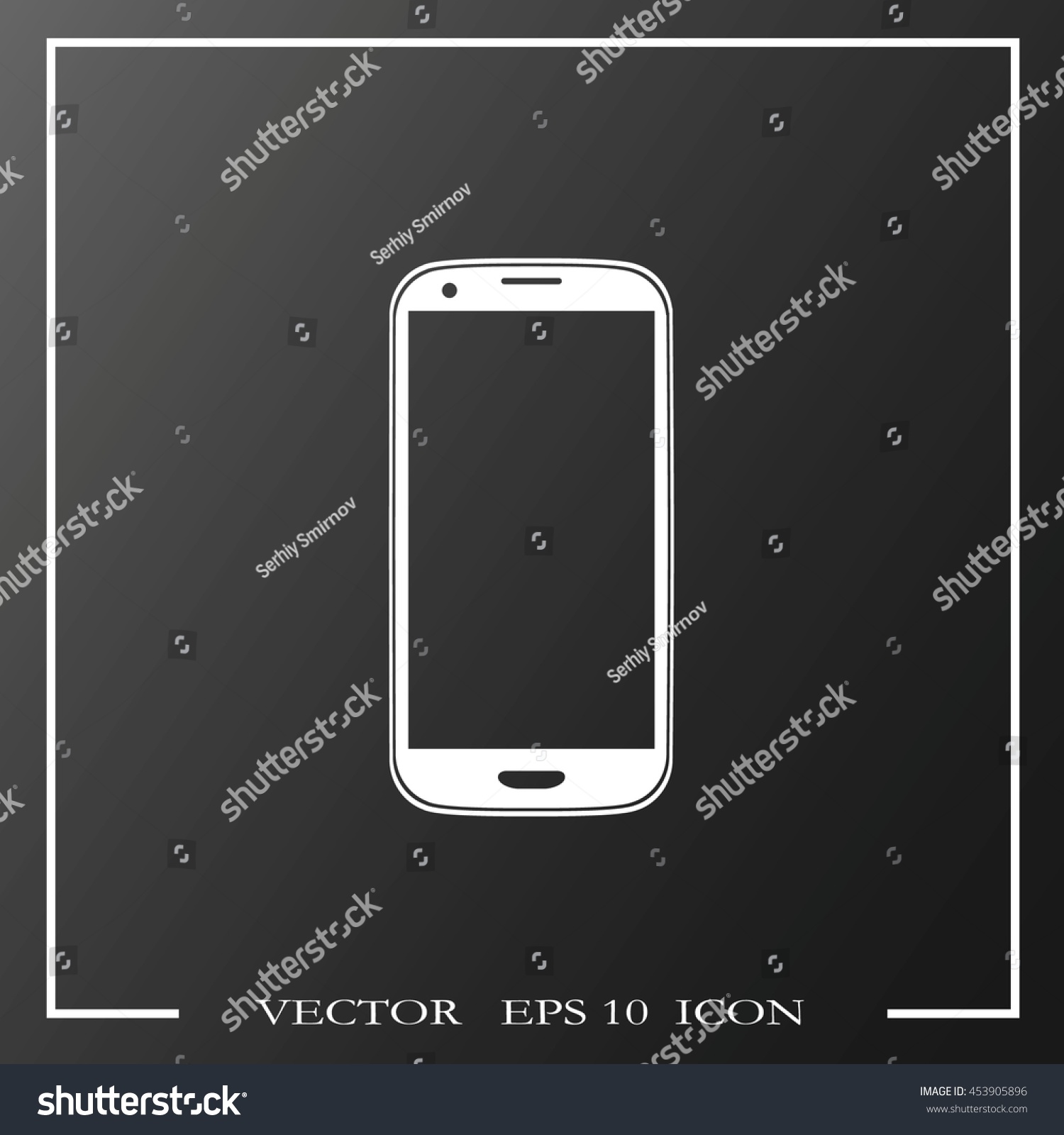 Phone Icon Stock Vector (Royalty Free) 453905896 | Shutterstock