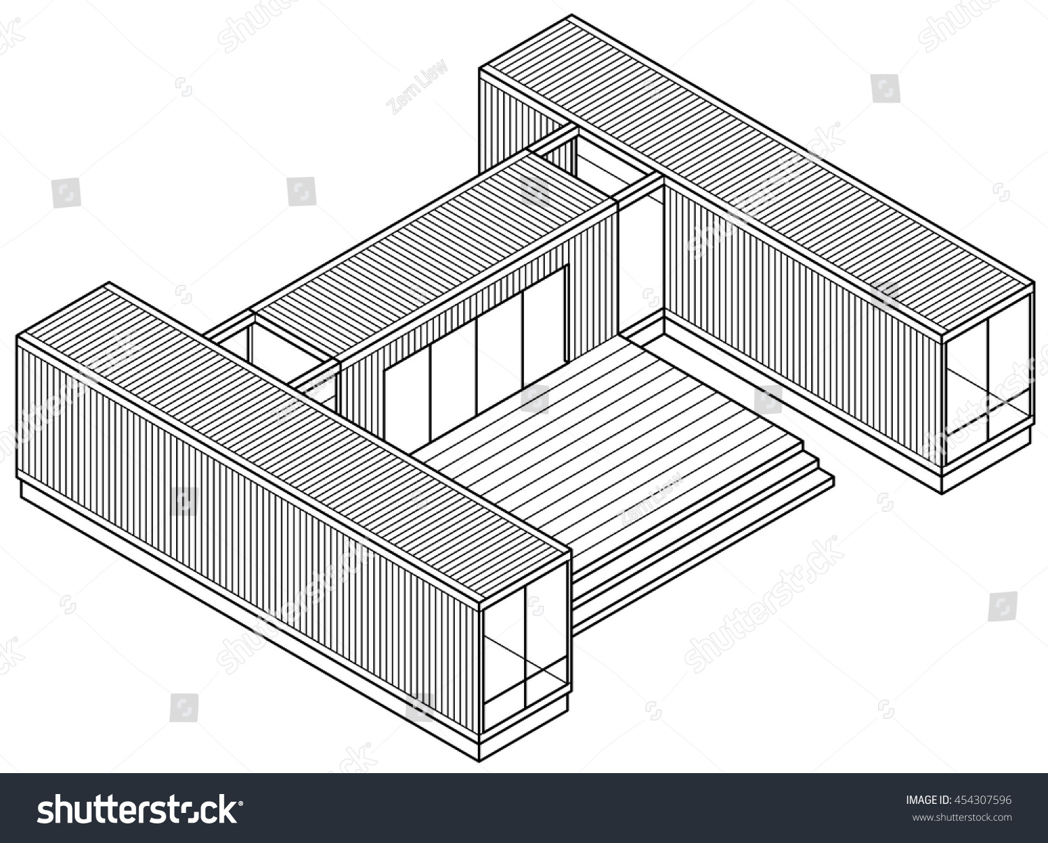 11,641 Shipping Container Buildings Stock Vectors, Images & Vector Art ...