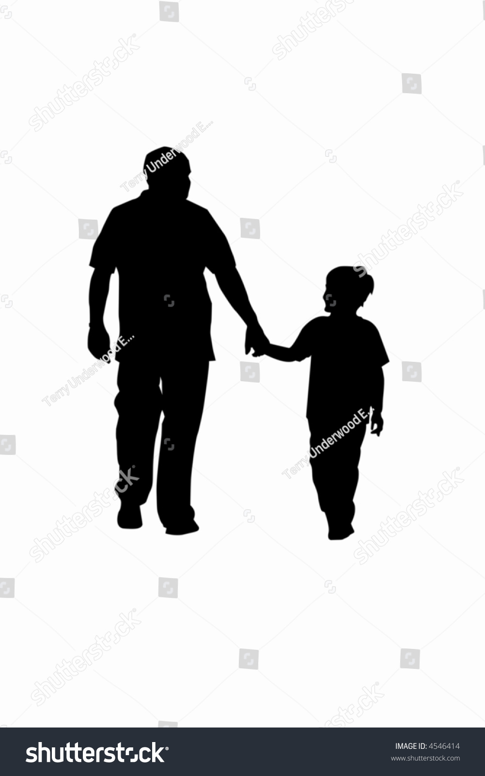 Fatherson Vector Illustration Stock Vector (Royalty Free) 4546414 ...