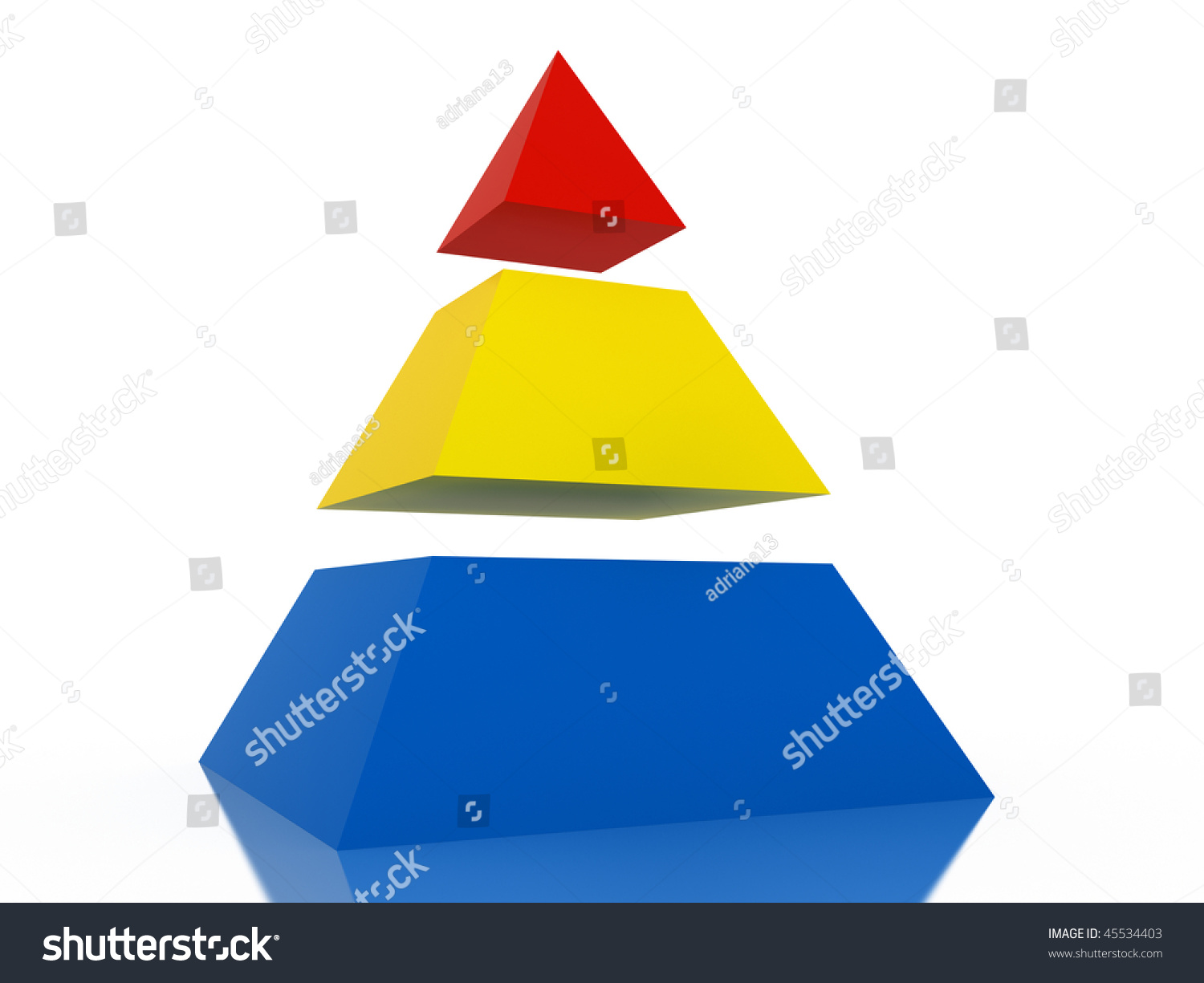 Piramid Basic Colors Stock Illustration 45534403 | Shutterstock