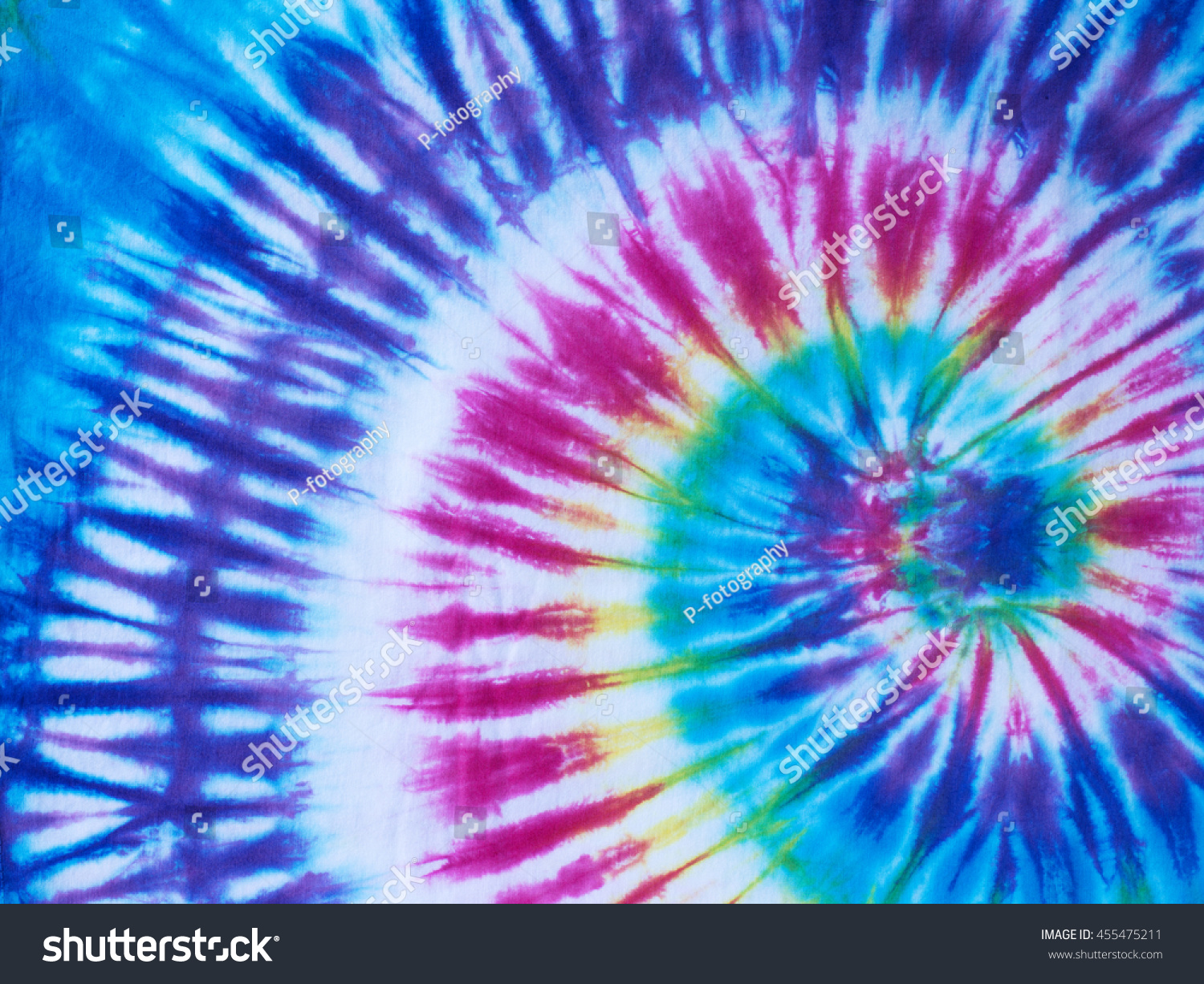 Spiral Tie Dye Pattern Background Stock Photo 455475211 | Shutterstock