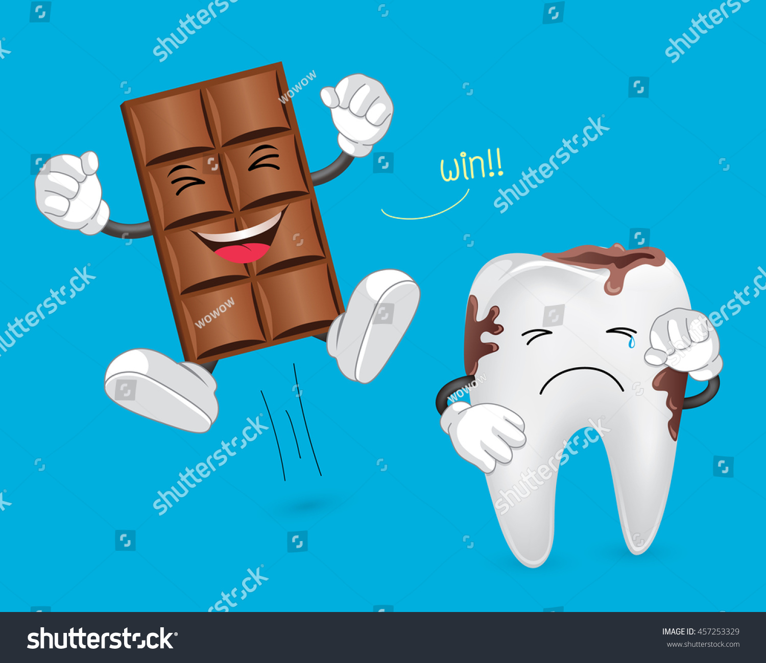 Шоколад разрушает зубы