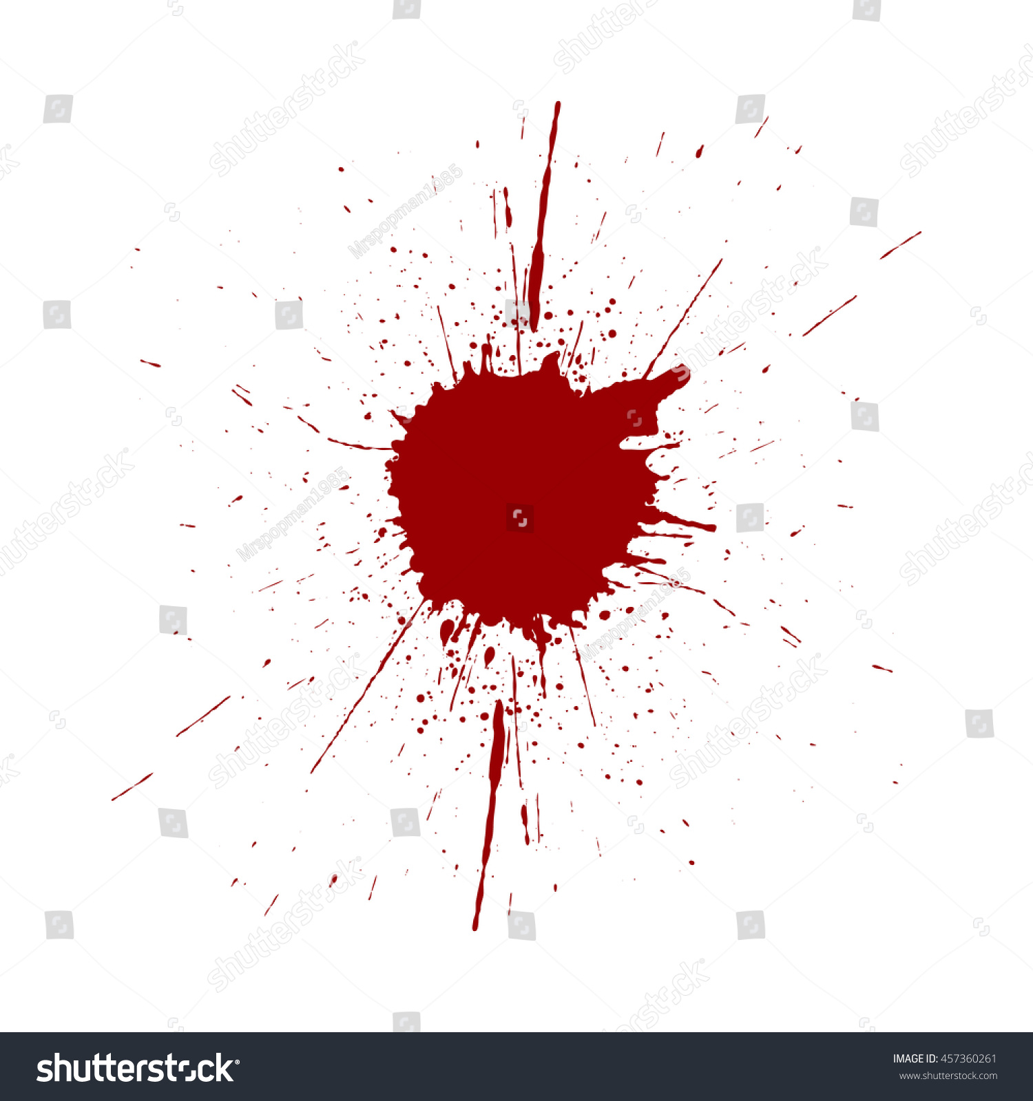 Vector Splatter Red Color Background Illustraition Stock Vector ...