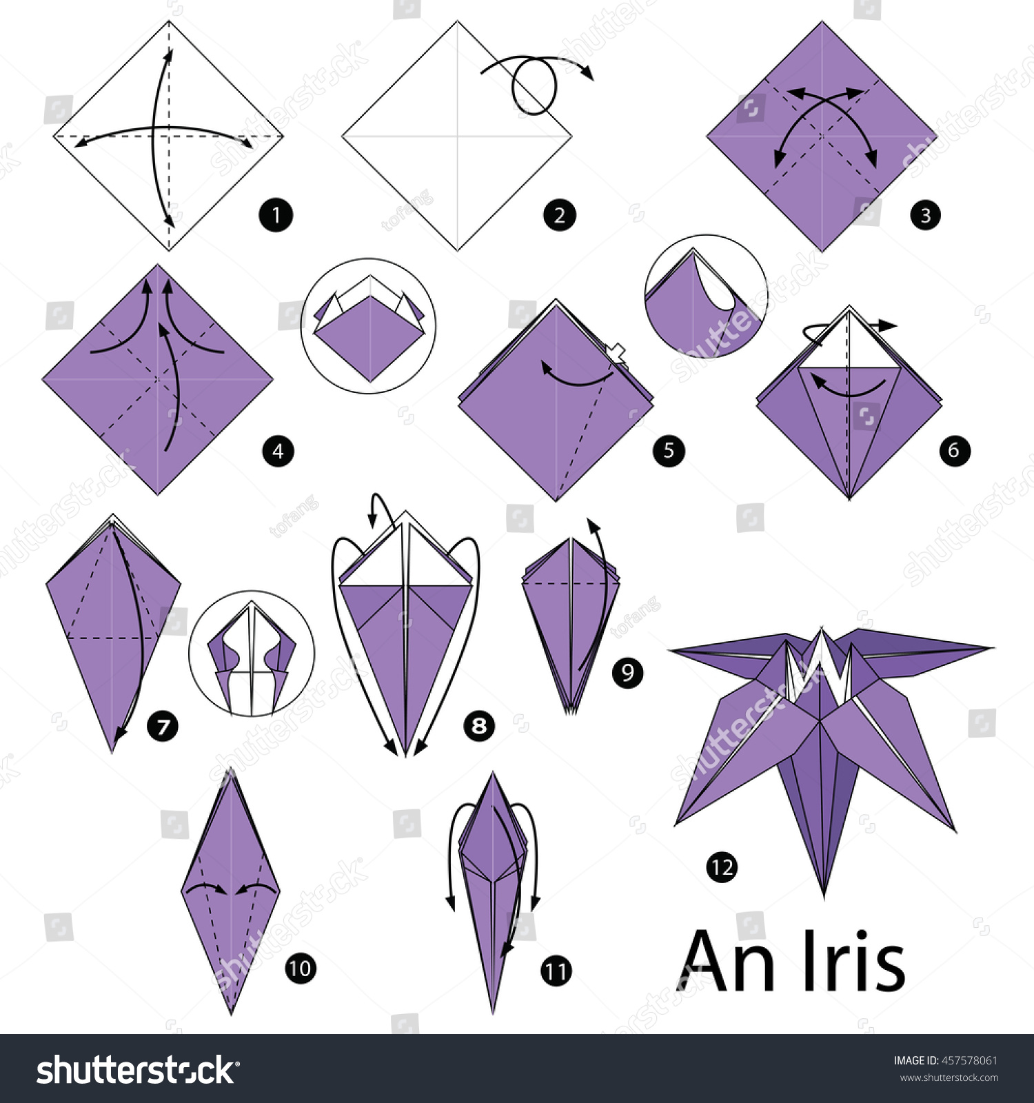 488-origami-flower-instructions-images-stock-photos-vectors