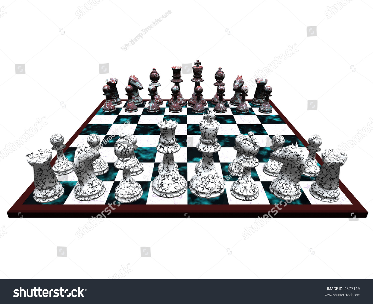 Basic Setup Chess Board Begin Game Stock Illustration 4577116 | Shutterstock
