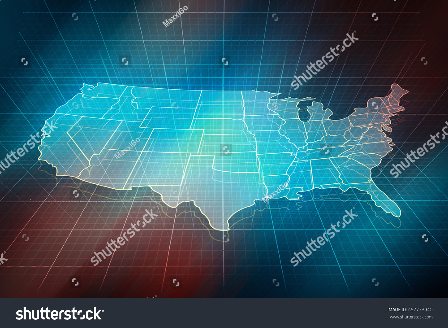 us-map-outline-map-border-states-stock-illustration-457773940