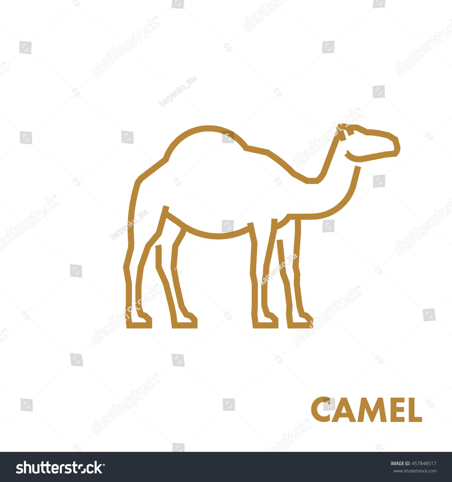 Как нарисовать верблюда с человеком