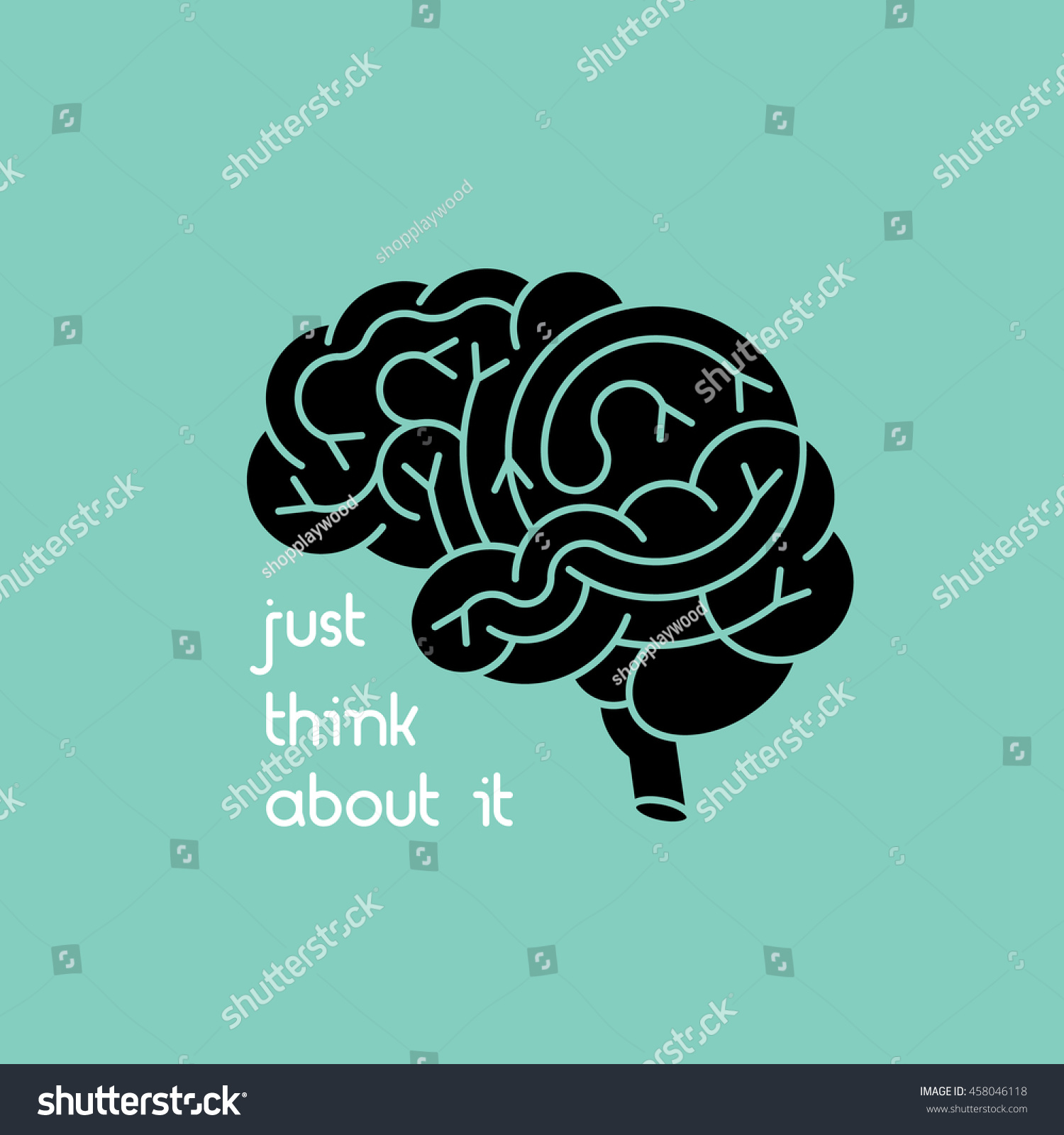 Medical Illustration Human Brain Human Brain Stock Vector (Royalty Free ...