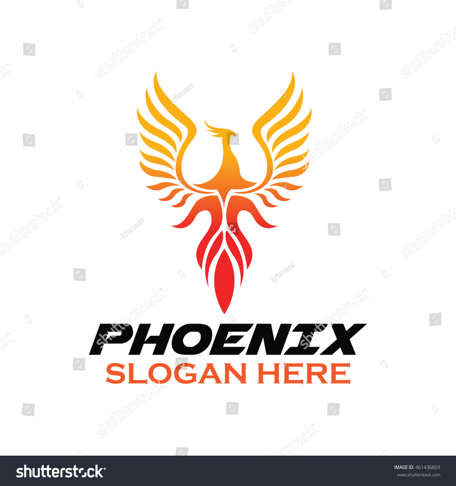 Феникс со словами. Phoenix logo. Phoenix vector