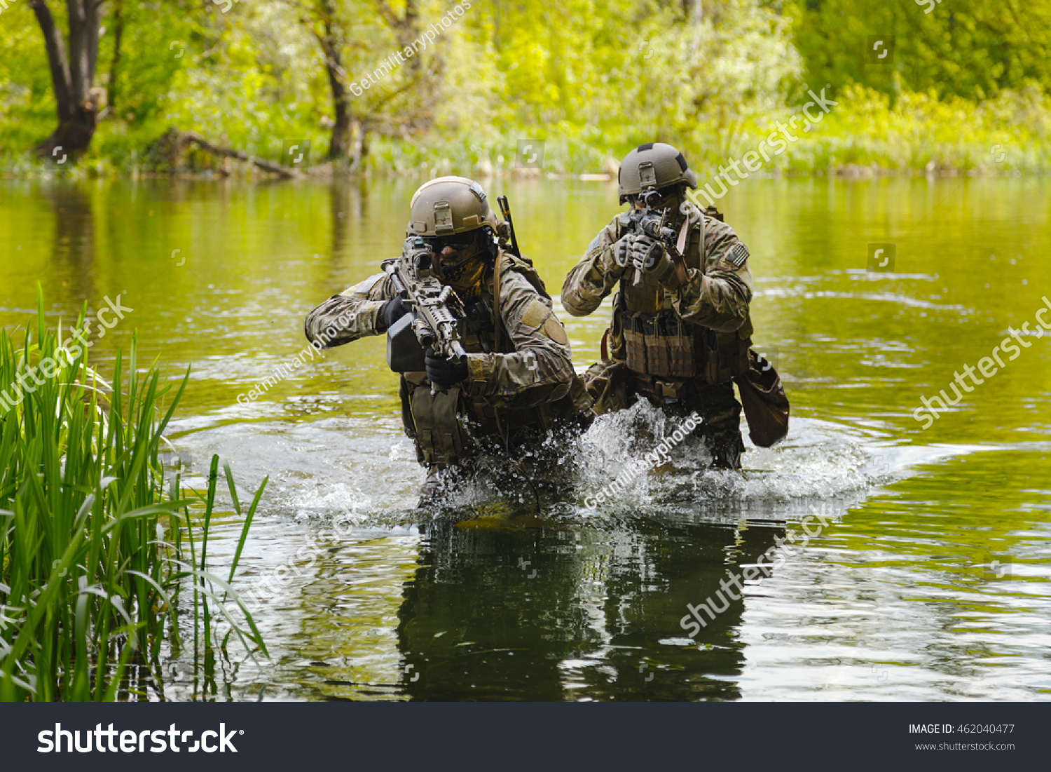 Green Berets Soldiers Action Stock Photo 462040477 