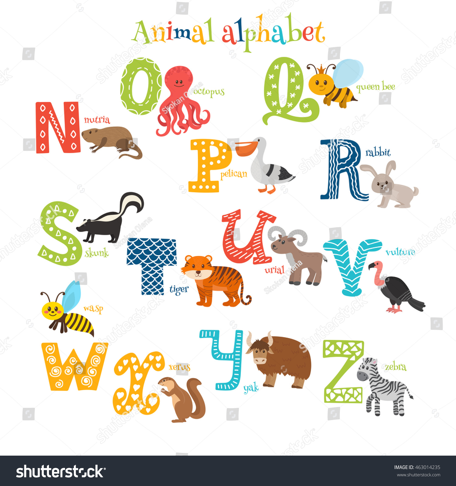 zoo-cute-cartoon-animals-alphabet-n-463014235