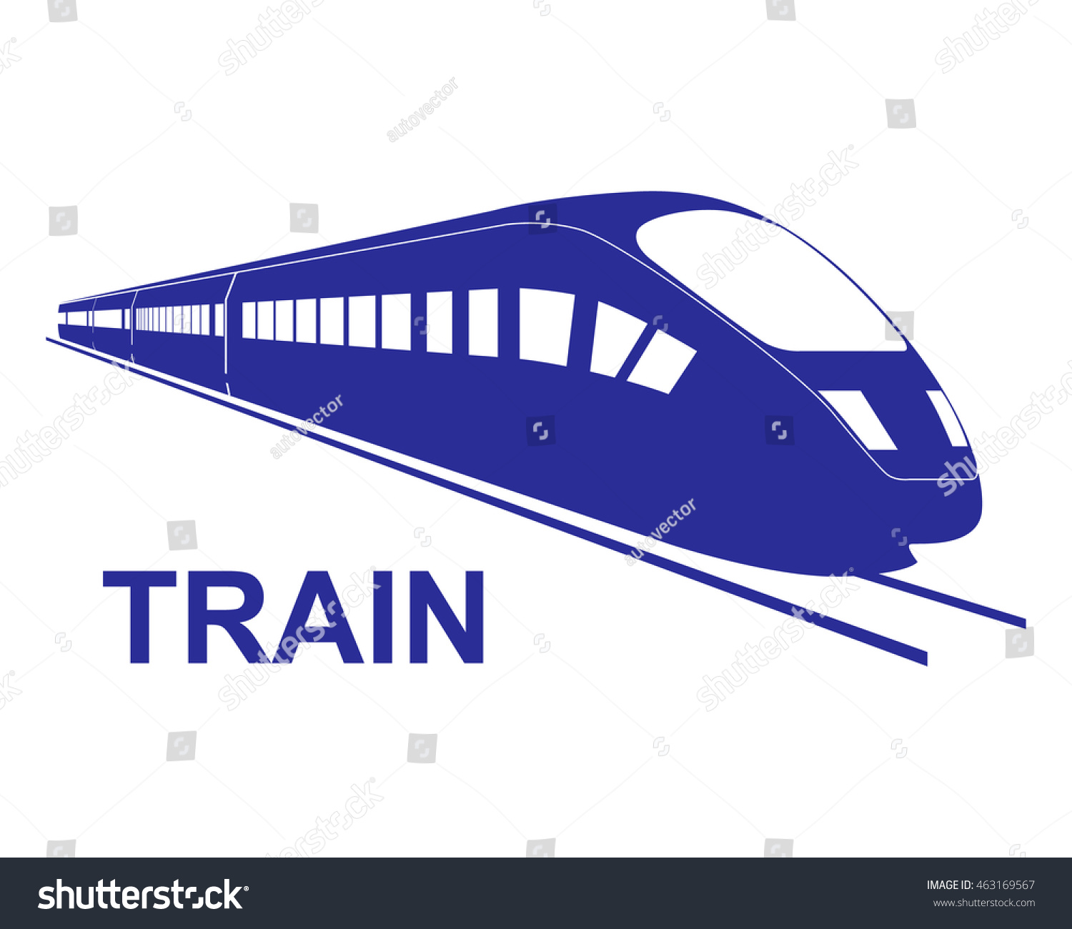 Train Flat Design Stock Vector (Royalty Free) 463169567 | Shutterstock