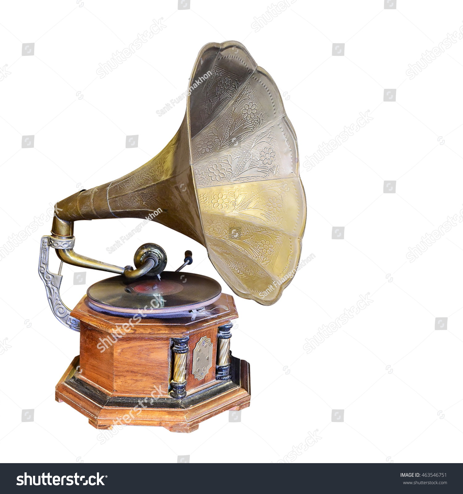 phonograph horn speaker