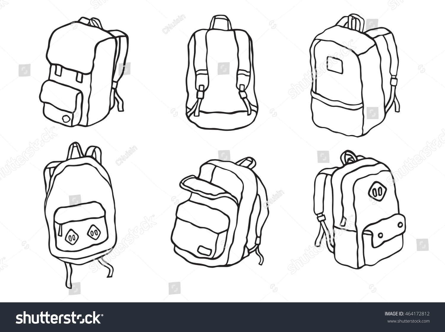 Школьный рюкзак рисунок