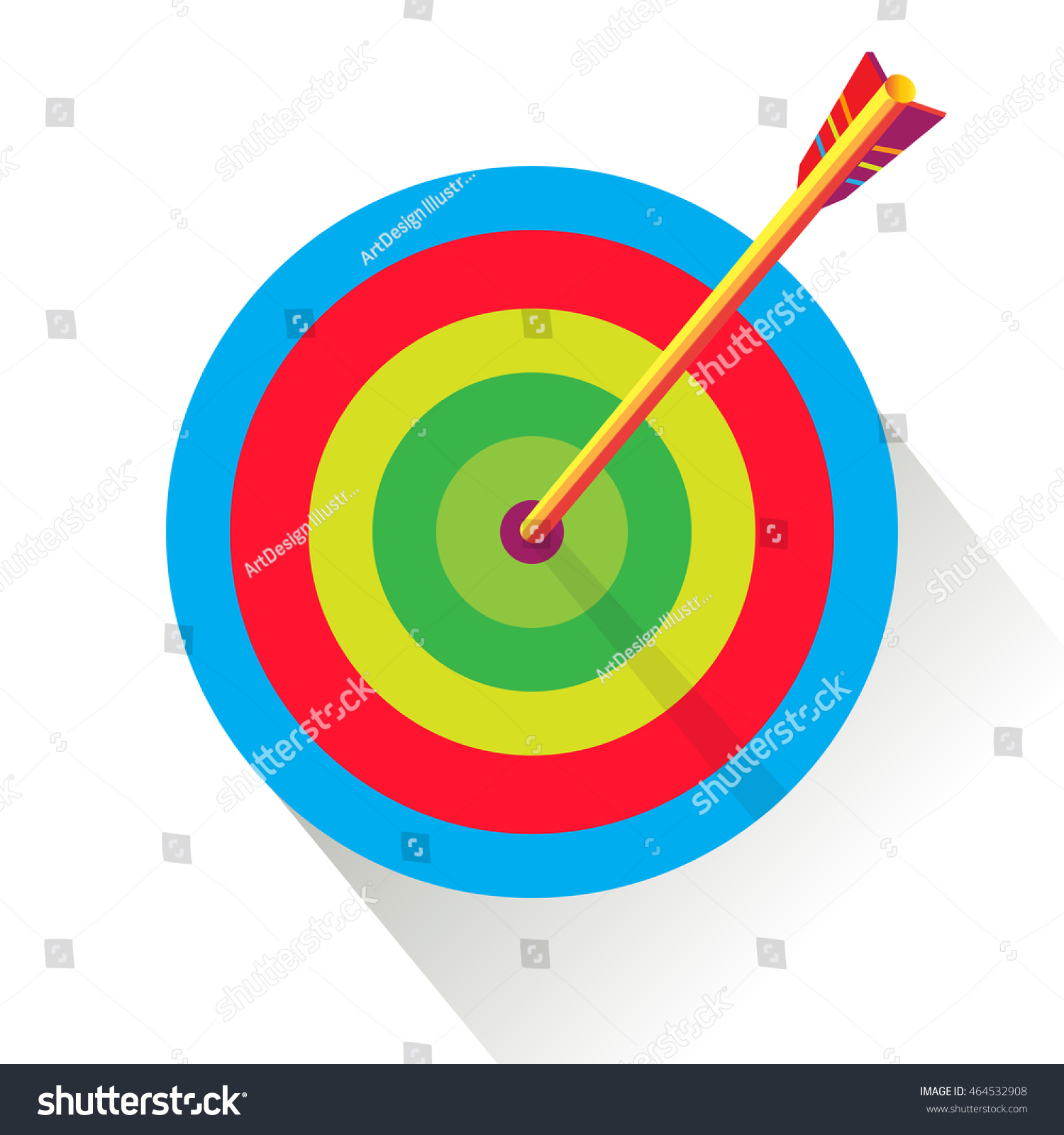 Archery Target Background Rio Olympic Archery Stock Vector Royalty Free 464532908 Shutterstock 6301