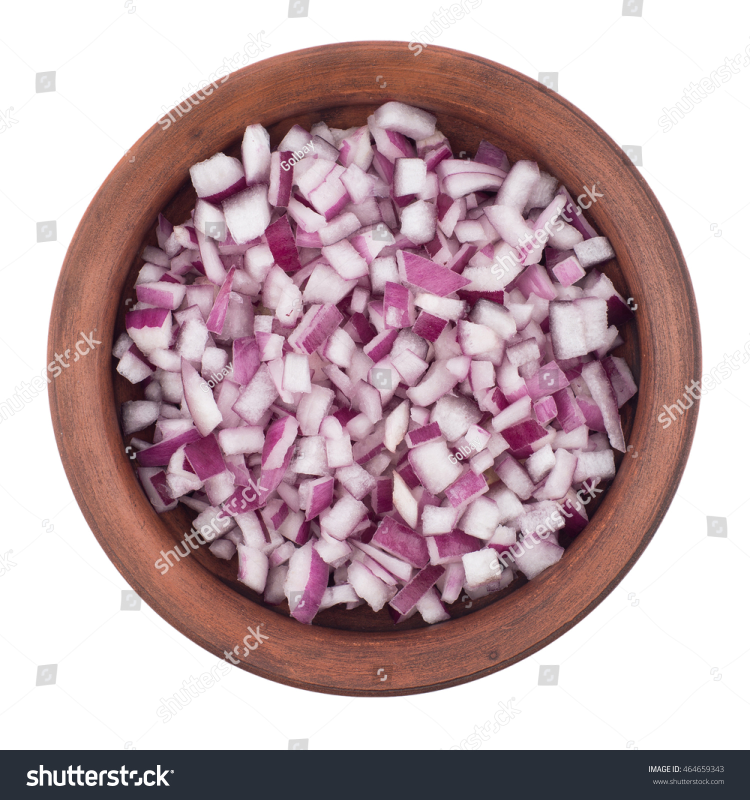 chopped onions in a bowl