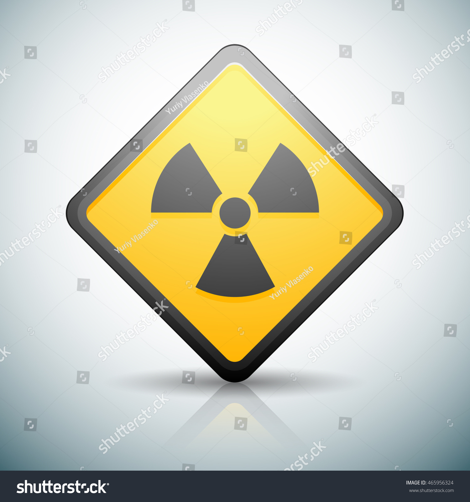 Radiation Hazard Sign Stock Illustration 465956324 | Shutterstock